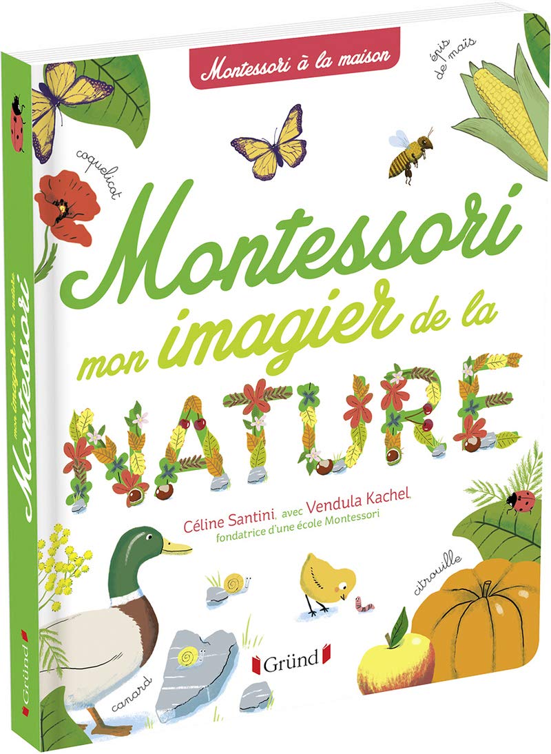 Mon imagier de la nature Montessori – Album documentaire Montessori avec plus de 150 mots – À partir de 3 ans - Mondial Kids