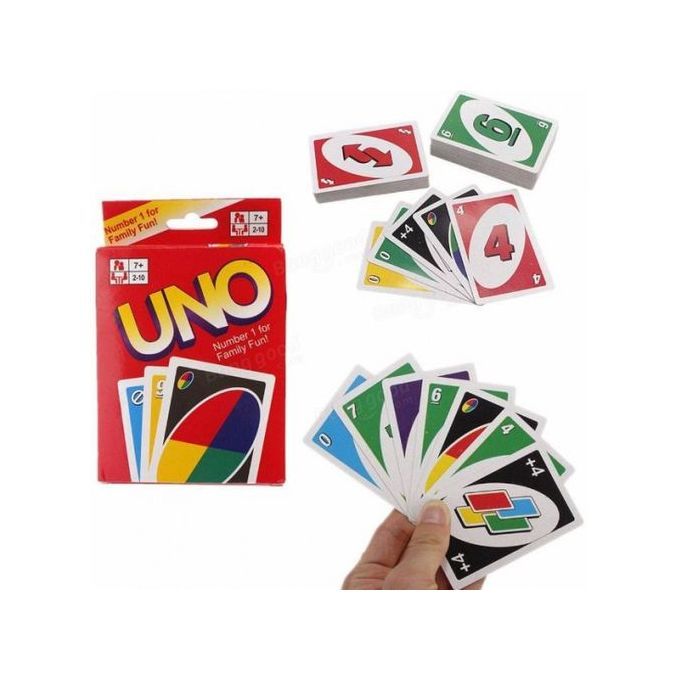 Jeux Uno - Amusez-vous avec ce jeu de cartes classique 3 Jeux Uno cartes classique est un jeu de cartes polyvalent adapté à tous les âges. Ses 108 cartes de qualité supérieure offrent une expérience de jeu fluide. Parfait pour animer des fêtes, des réunions familiales ou des moments de détente entre amis.