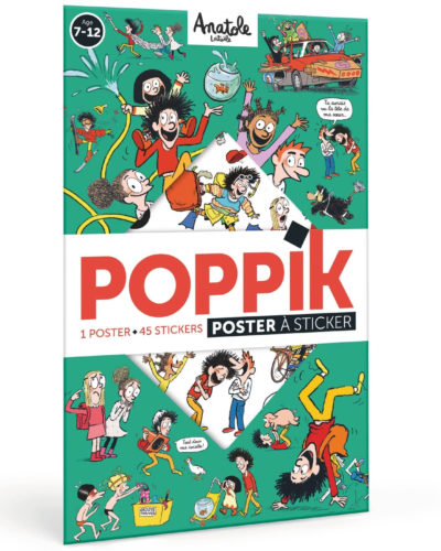 Poppik Anatole: 1 poster + 45 stickers repositionnables
