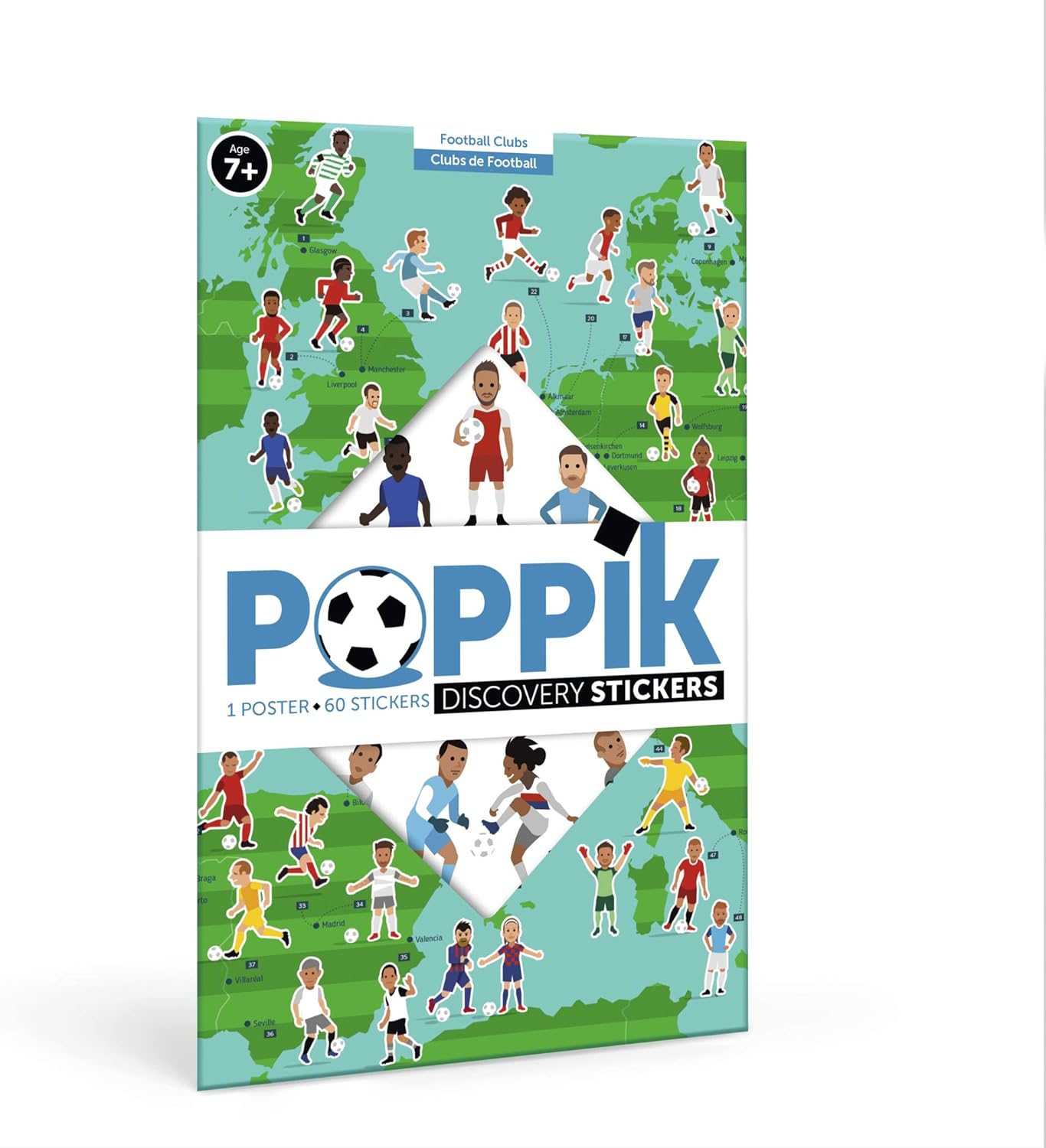Poppik Discovery Sticker Kit Football