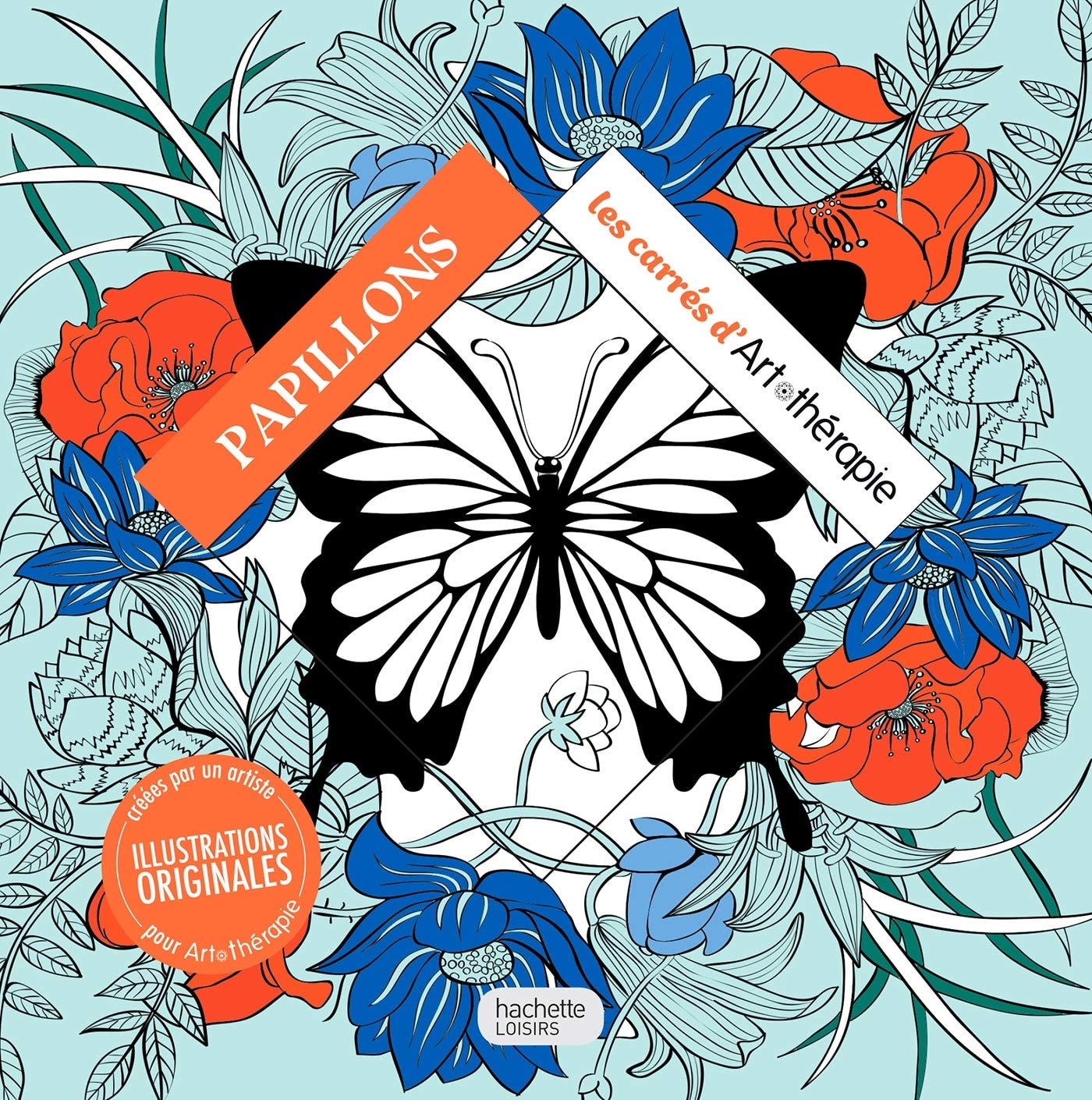 Anti Stress Papillons: Les carrés d'Art Thérapie