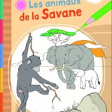Les animaux de la savane - Coloriage