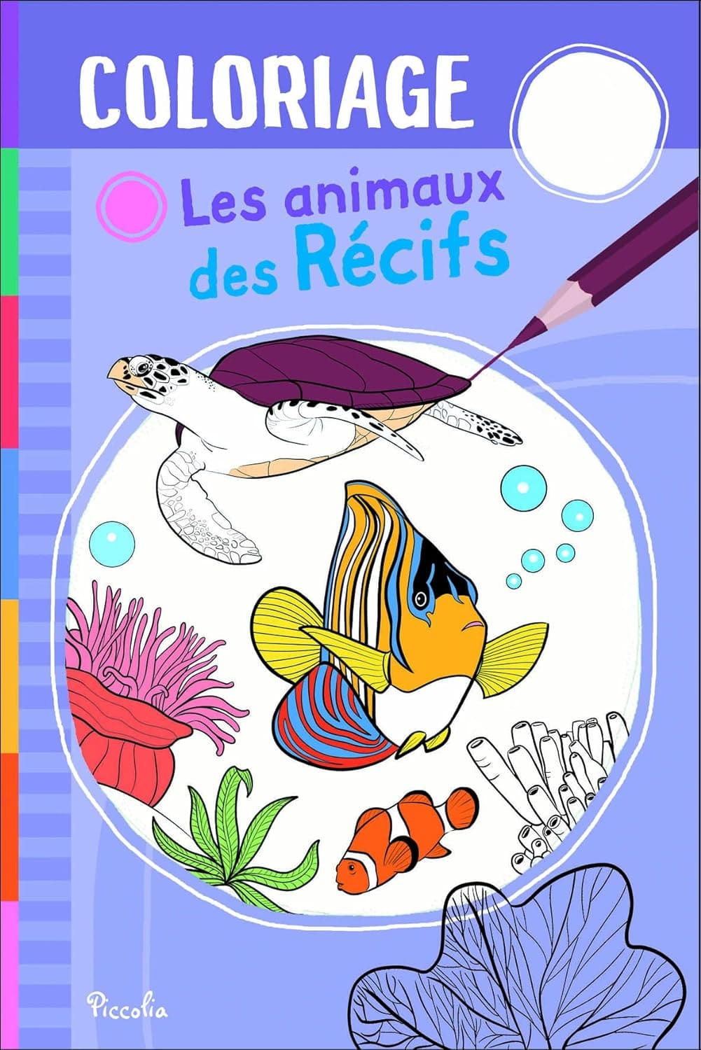 Les animaux des récifs - Coloriage