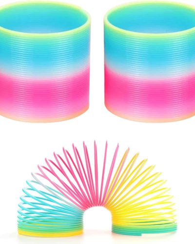 2 Pièces Rainbow Spiral Jouet Set en Spiral pour Garçons Filles
