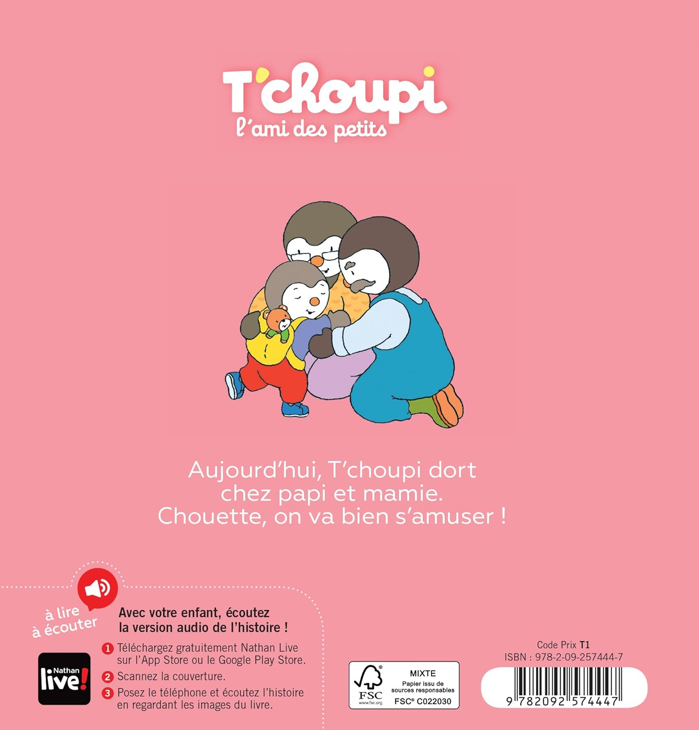 Livre T'choupi dort chez Papi et Mamie 2 Livre T'choupi dort chez Papi et Mamie