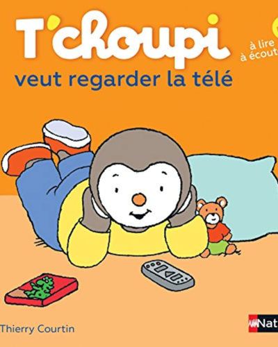 Livre T'choupi veut regarder la télévision