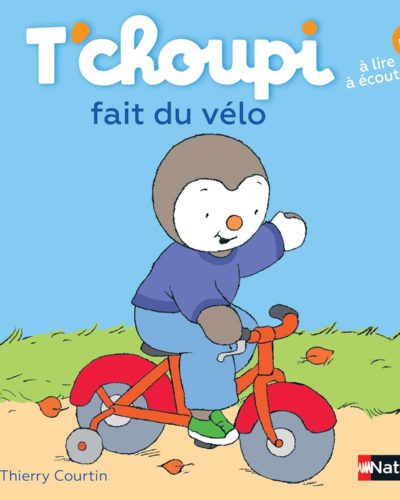 Livre T'choupi fait du vélo