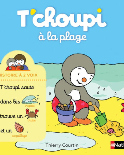 Livre T'choupi à la plage