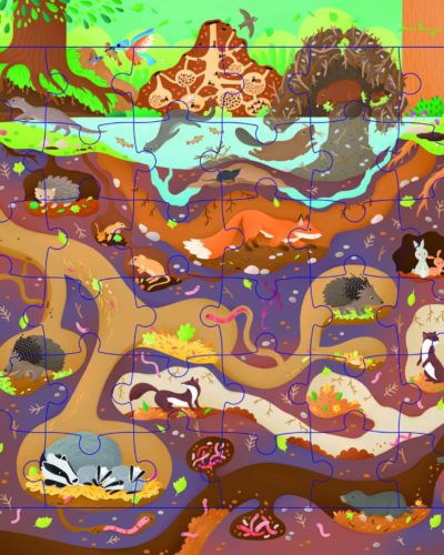 Sous la terre - Puzzle