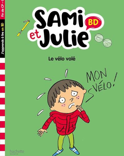 Sami et Julie BD Fin de CP-CE1 - Le vélo volé