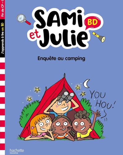 Sami et Julie BD Fin de CP-CE1 - Enquête au camping