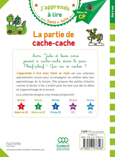 Sami et Julie CP Niveau 2 La partie de cache-cache 1 Sami et Julie CP Niveau 2 La partie de cache-cache