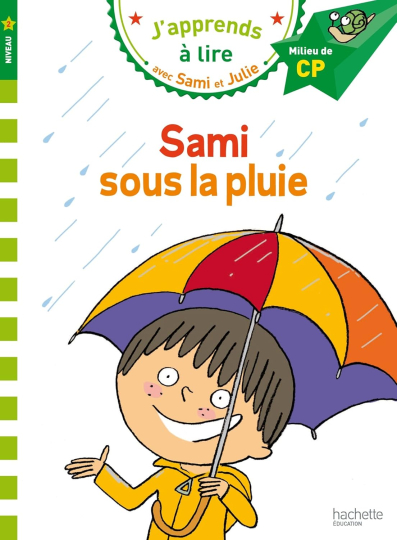 Sami et Julie CP Niveau 2 Sami sous la pluie.jpg Sami et Julie CP Niveau 2 Sami sous la pluie