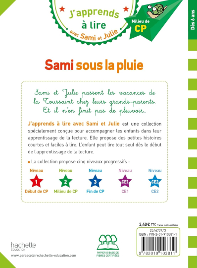 Sami et Julie CP Niveau 2 Sami sous la pluie 1 Sami et Julie CP Niveau 2 Sami sous la pluie