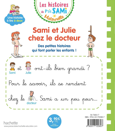 Les histoires de P'tit Sami Maternelle: Sami et Julie chez le docteur 1 Les histoires de P'tit Sami Maternelle: Sami et Julie chez le docteur