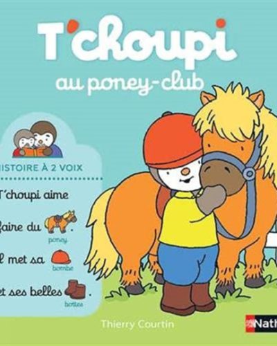 Livre T'choupi au poney club