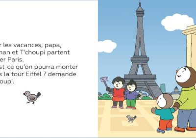 Livre T'choupi visite Paris