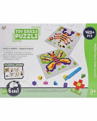Jeu de Construction Mosaïque 6-en-1 - 420+ Pcs